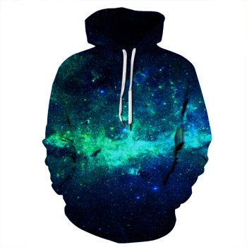  Green laser star series hooded sweatshirt 