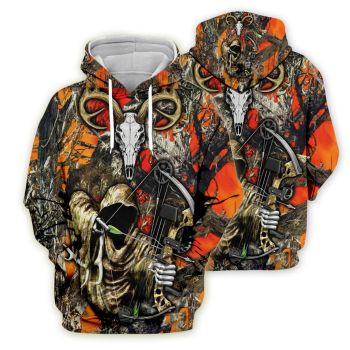 Precious And Cute Camouflage Hunter Pattern Animals Hoodie