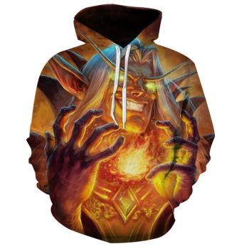  Halloween series casual hooded sweatshirt 