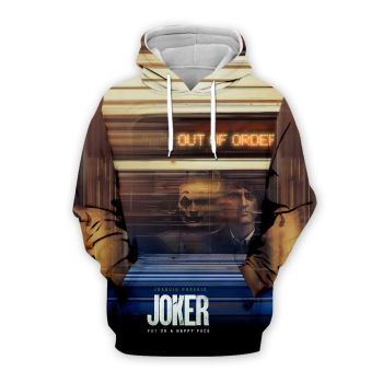 Precious And Gorgeous Brown Clowns Pattern Horror Hoodie