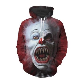 The Joker's Soul Printed hooded sweatshirt