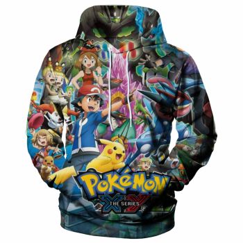 3D Printing Fashion DQS Hoodies Cartoon Anime Sweatshirt Pullover