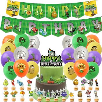 Zombies Theme Birthday Party Decoration Set