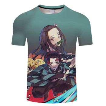 Ghost Slayer anime print short sleeve 