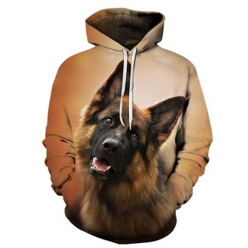German Shepherd print sweatshirt 