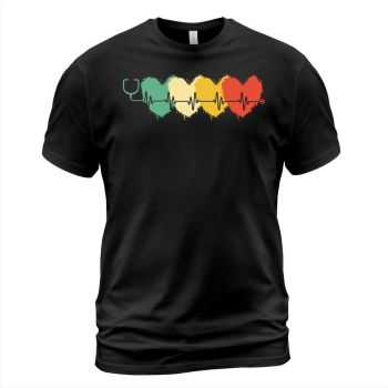 Nurse heartbeat retro vintage