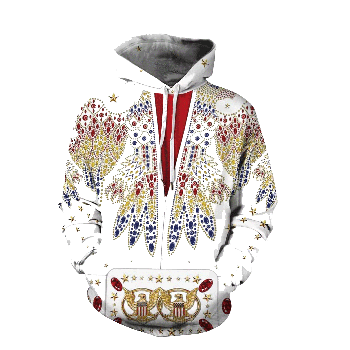  Printed Elvis hoodie