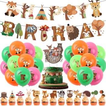 Forest Animal party venue decoration set