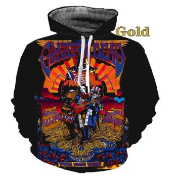 Cute And Loose Black Skull Pattern Halloween Hoodie