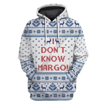  Pretty White Deer Pattern Christmas Hoodie