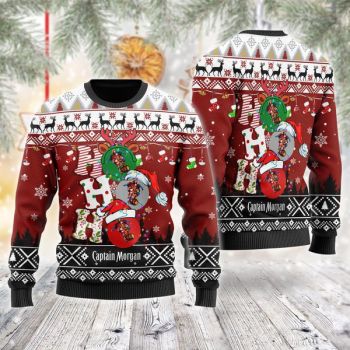 Captain Morgan Ho Ho Ho Christmas Sweater