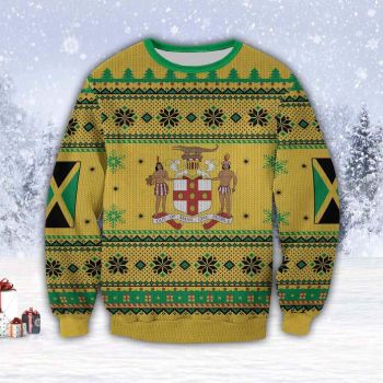 Jamaica Country 3D All Over Print Ugly Christmas Sweater Hoodie All Over Printed