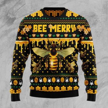 Bee Merry Ugly Christmas Sweater