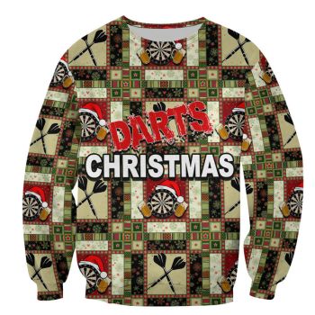 Darts Christmas Patterns Sweater