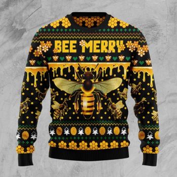 Bee Merry It‘s Time Ugly Christmas Sweater