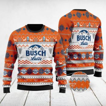 Busch Latte Ugly Christmas Sweater