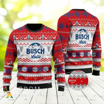 Busch Latte Ugly Christmas Sweater,Christmas Ugly Sweater