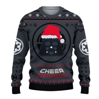 Cheer Lego Darth Vader Ugly Christmas Sweater