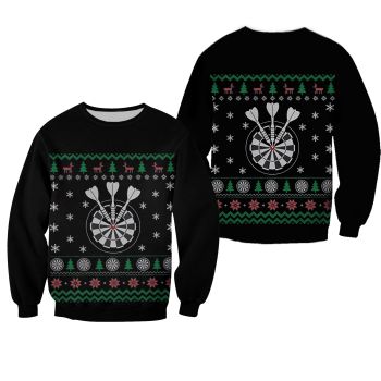 Darts Christmas Patterns Sweater