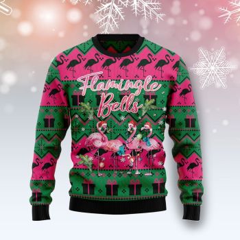 Flamingle Bells Xmas Ugly Christmas Sweater