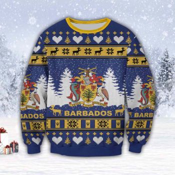 Barbados Island - Pride Industry 3D All Over Print Ugly Christmas Sweater Hoodie All Over Printed,Christmas Ugly Sweater