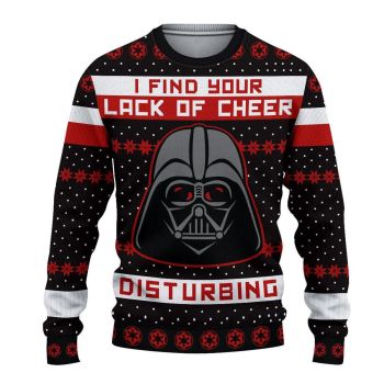 Cheer Darth Vader Ugly Christmas Sweater
