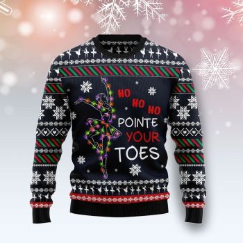 Ballet Pointe Ugly Christmas Sweater,Christmas Ugly Sweater