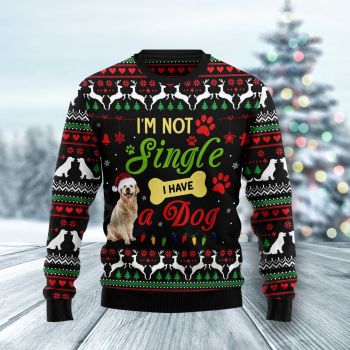 Im Not Single I Have A Golden Retriever Ugly Christmas Sweater,Christmas Ugly Sweater