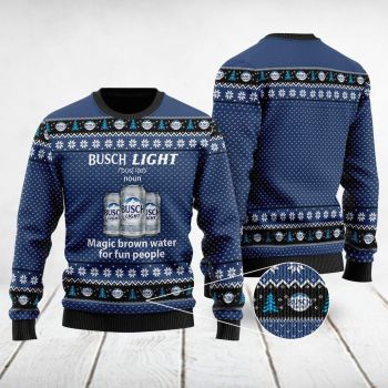 Busch Light Definition Ugly Christmas Sweater