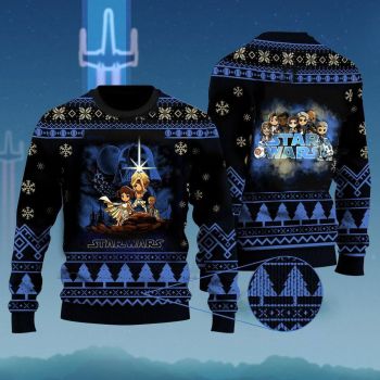 Cartoon Star Wars Characters Ugly Christmas Sweater