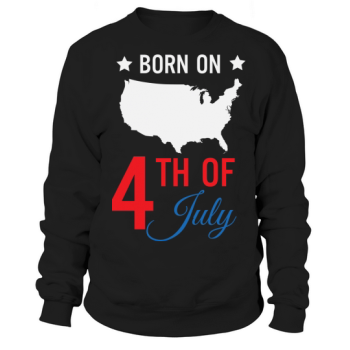 4th of July American Flag (2) Sweatshirt