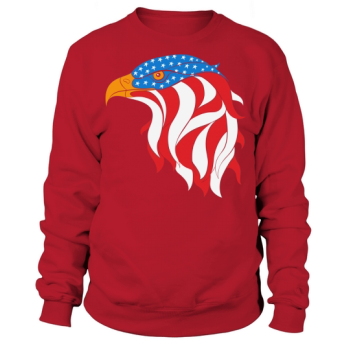 USA Eagle Head American Flag (1) Sweatshirt
