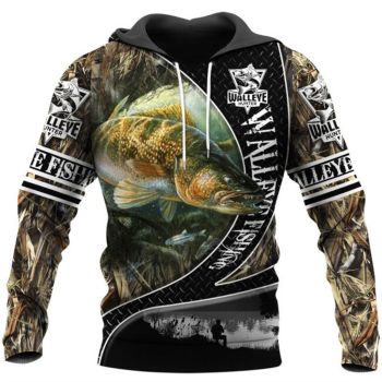 Precious Yellow Fish Pattern Animals Hoodie