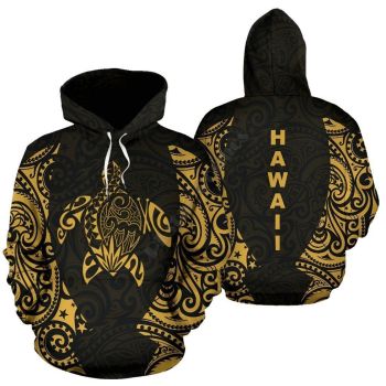 Temperament Brown Turtles Pattern Animals Hoodie