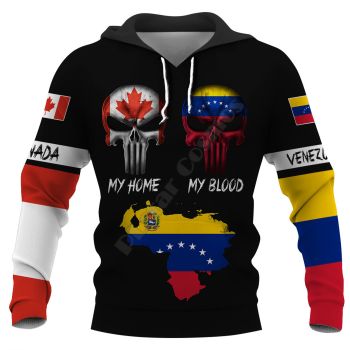 Cute Black Skull Pattern Skull Hoodie