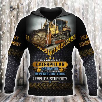 Precious And Cute Black Construction Vehicles Pattern Car Hoodie