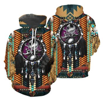 Generous And Beautiful Brown Skull Pattern Halloween Hoodie