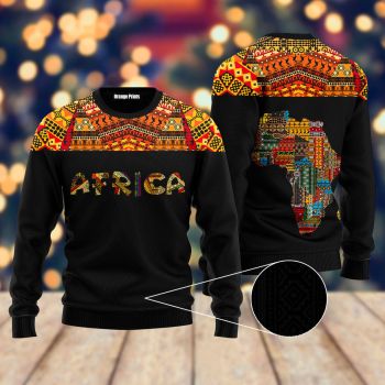 Colorful Africa Vintage Ugly Christmas Sweater,Christmas Ugly Sweater