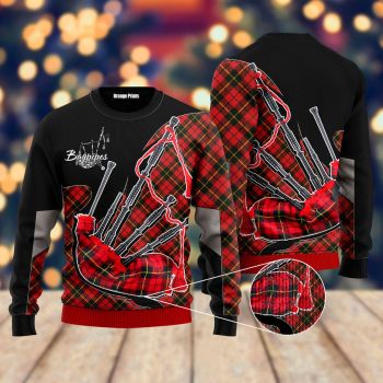 Bagpipes Music Ugly Christmas Sweater,Christmas Ugly Sweater