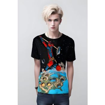 Dark Mystery: Deadpool Meets Pikachu, A Black T Shirt for DQS and Fans