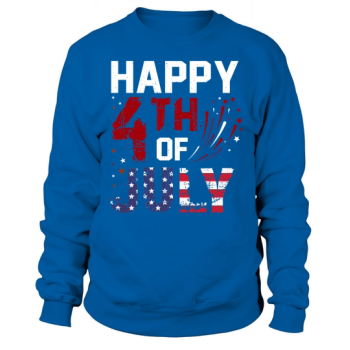 Happy 4th Of July Graphic Sweatshirt
