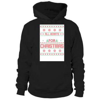 All Hearts for Christmas Hoodies