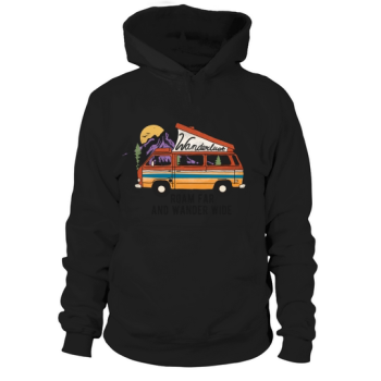 Wander far and wide Hoodies
