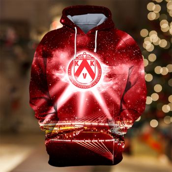 Generous And Beautiful Red Lighting Pattern Lighting Hoodie