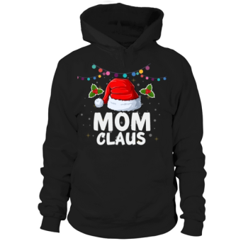 Mom Claus Santa Hat Christmas Hoodies