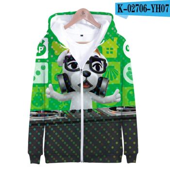 3D Animal Crossing Hooded Sweatshirt Zipper Hoodies
