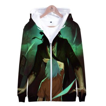 3D Digital Zip Sally Face Hoodies Sweatshirts