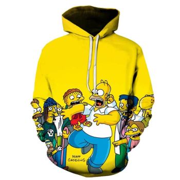 3D Fashion Print The Simpsons Sweatshirt Hoodies