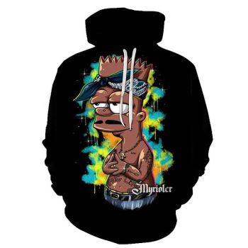 3D Fashion Print The Simpsons Sweatshirt Hoodies