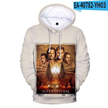 3D Hoodie Fashion Supernatural Hoodies Popular Streetwear